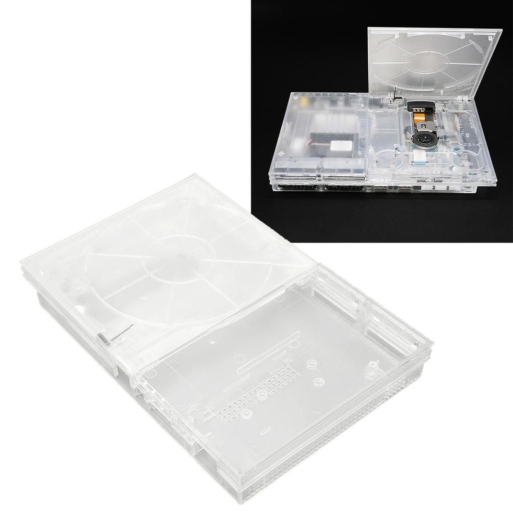 for PS Slim Clear Case   Replacement Transparent Game Console   for Retro Video Game Console Accessories