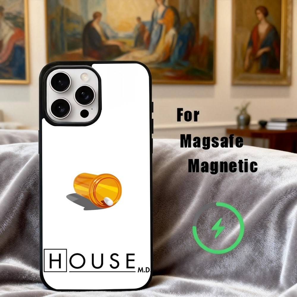 TV Drama D- Dr H-House-E Phone Case For iPhone17,16,15,14,13,12,11 Plus,Pro Max Magnetic For Magsafe Wireless Charging