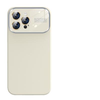 Κατάλληλη για iPhone 15 Θήκη Τηλεφώνου από Υγρή Σιλικόνη με Μεγάλο Παράθυρο Πλήρης Κάλυψη, Προστατευτική Θήκη με Φιλμ Προστασίας Φακού για Apple 14proMax
