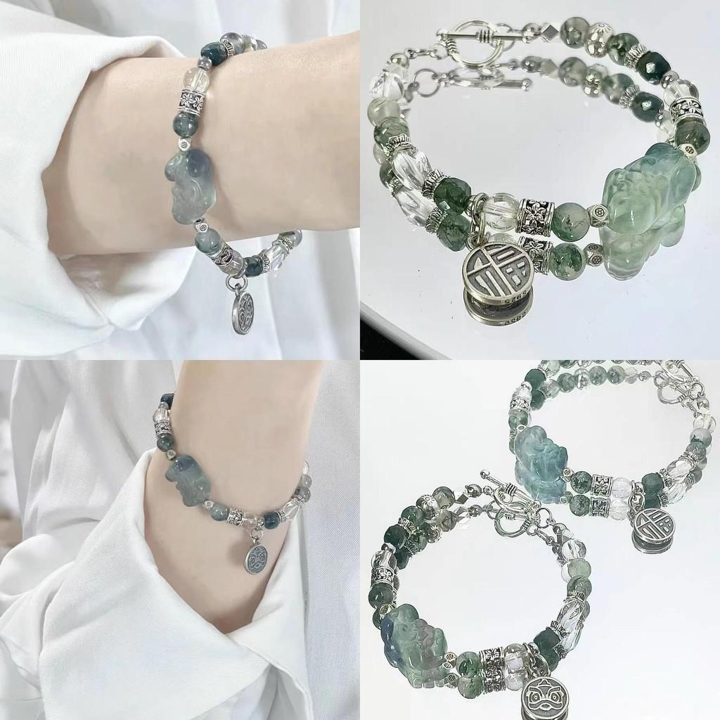 Style Ethnic Pixiu Beaded Bracelet Handmade Alloy Unisex Fashion Jewelry