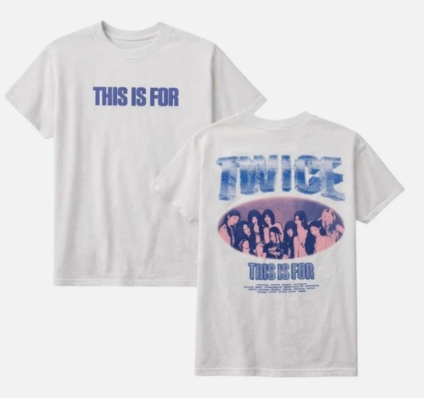 TWICE This Is For 2026 Tour LA Pop-up T-shirt M