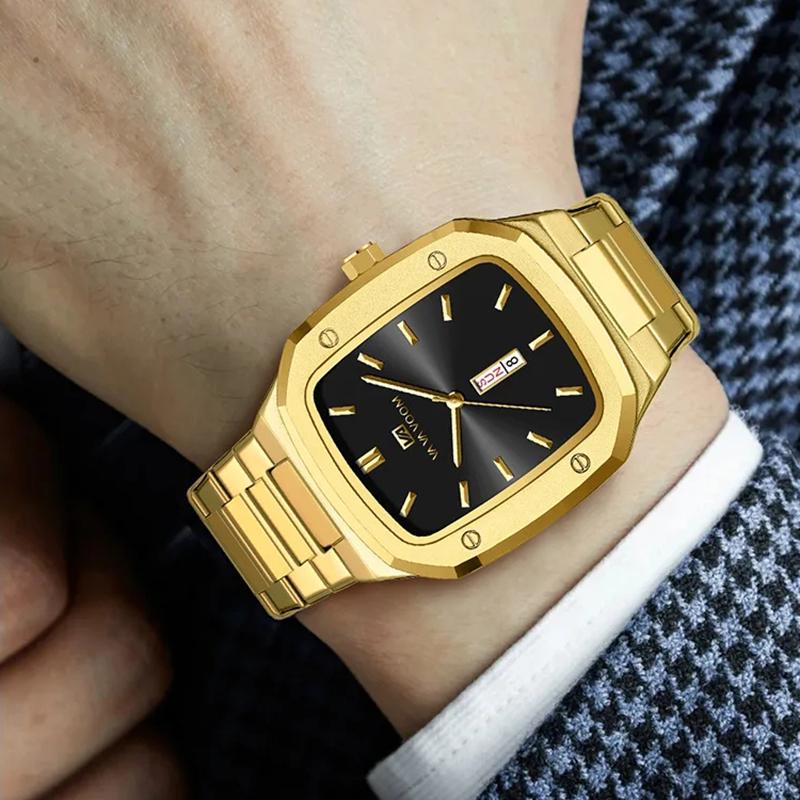 Luxus Herren Quarz Uhr Sport Wasserdicht Casaul Datum Herren Armbanduhr Business Edelstahl Herrenuhren Uhr