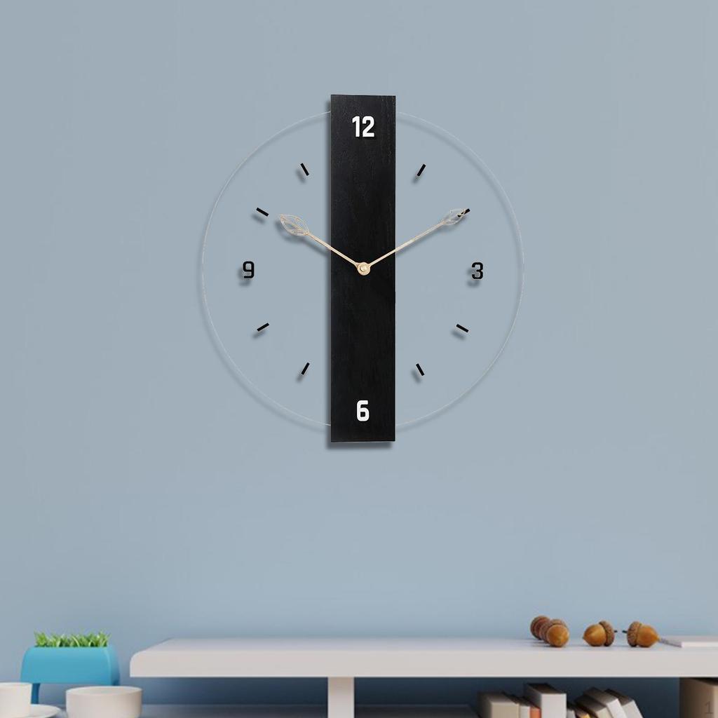 Wall Clock ,Acrylic,Creative, Simple, Unique Nordic Household Timepiece Hanging Watch for Kitchen