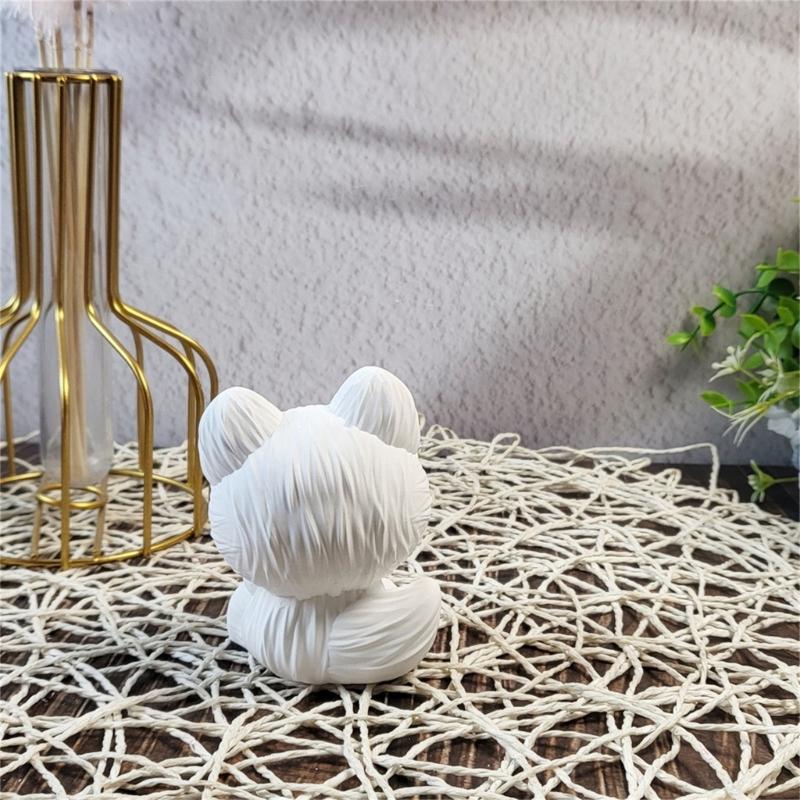 3D Foxes Silicone Moulds Animal Candle Molds Handmade Ornament Molds Epoxy Resin Molds Plasters Molds for Candle Making