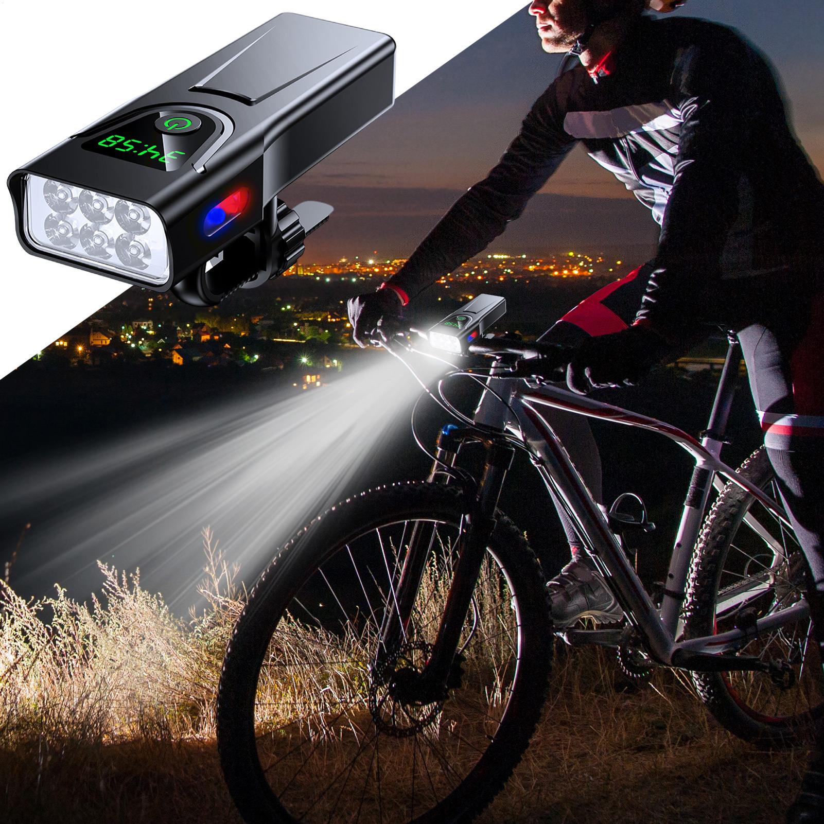 

Bicycle Light 5 Modes Rechargeable Waterproof Lighting 1000 Lumen Bicycle Headlight 5200mAh For Scooter Riding Kids Stroller China Mainland