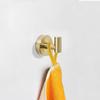 1set of Gold Bathroom Hardware Accessories, Hair + Gold Towel Ring Set, Including Bristle Gold Toilet Paper Holder.