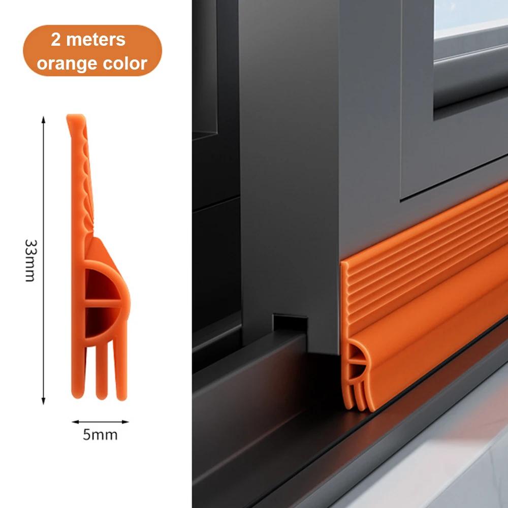 2M Window Wind-proof Adhesive Tape Push and Pull Window Sealing Strip Gap Plug Soundproof Sealing Strip Door Draft Stopper