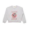 Levis Graphic Print Crew Neck Long Sleeve Sweatshirt Women Sweatshirt Gray A7288-0016