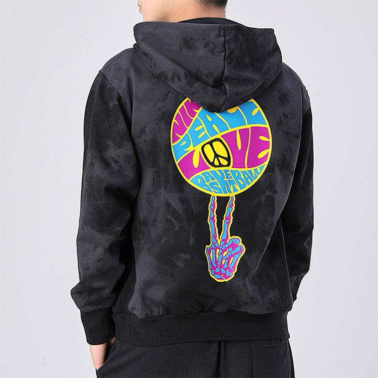 Nike Love And Peace Fleece Pullover Hoodie Men Hoodies Black CU3618-010