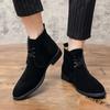 Men Casual Business Boots Retro New Leather Suitable for Daily Wear and Various Occasions High Quality Material for Durability