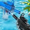 Transparent UZI Manual Water Gun Long Range High Pressure Squirt Blaster, Easy Fill Summer Pool Beach Water Fight Toy Party Gift