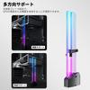 Novonest GPU Universal Video Card 5V 3PIN ARGB LED Light GPU GPU Brace DIY Adjustable GPU AURA Sync Transparent Acrylic Bracket, Holder, Sync,