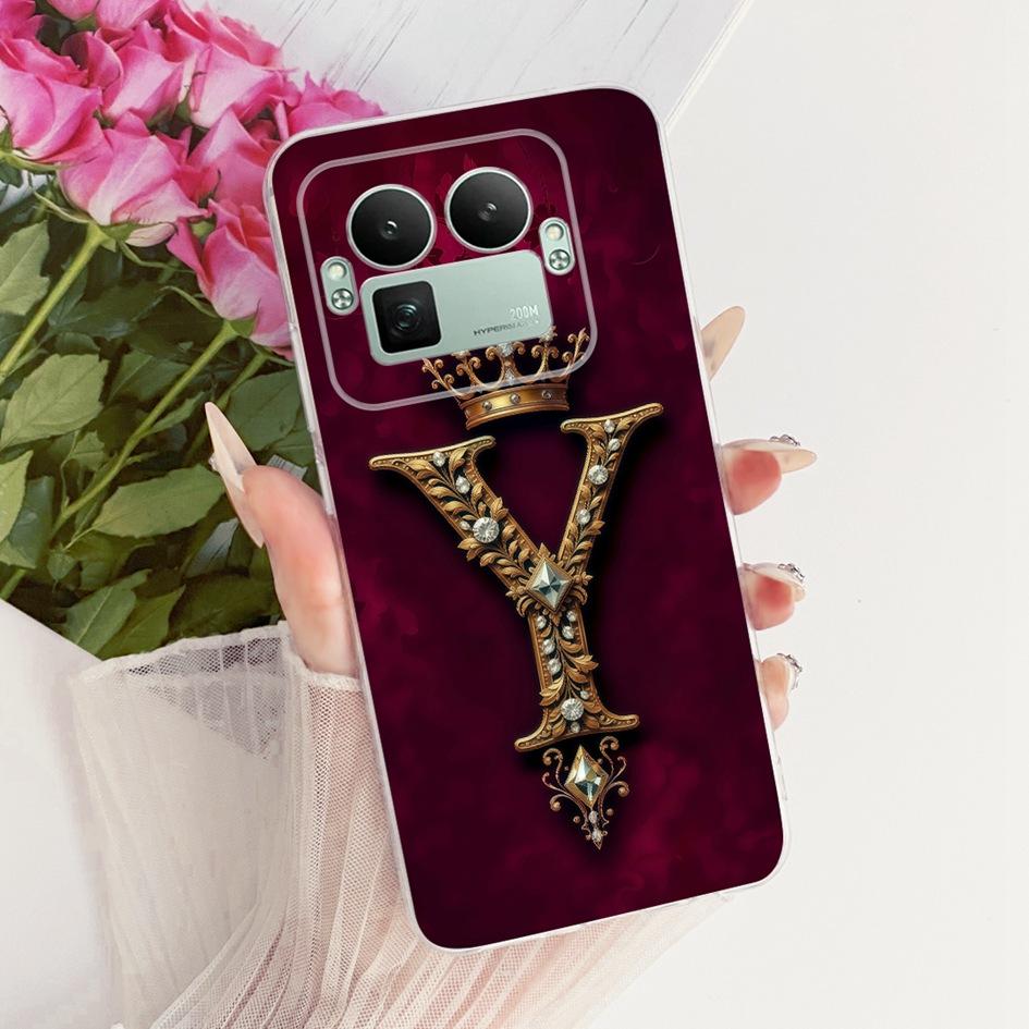 

For Realme GT8 Case Realme GT 8 Pro Cover 2025 Fashion Letters Crown Capa Soft Silicone Bumper For Realme GT8 Pro RMX5210 Fundas Realme GT8 Pro