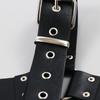Punk Leather Harness Belt Underbust Corset Top With Strap Leather Suspender Belt Clubwear For Women To Wear Out
