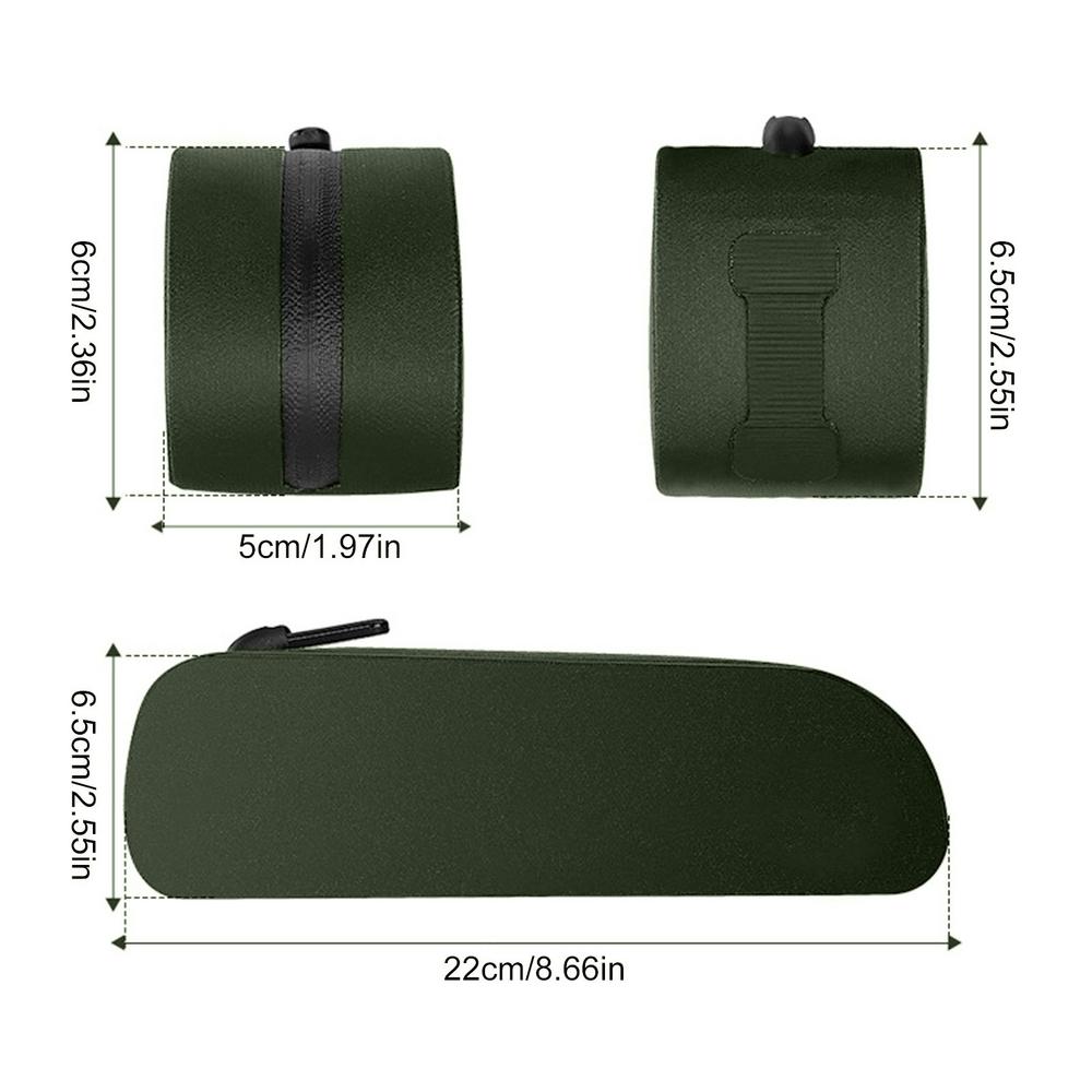 

Cycle Frame Bag Multifunction Top Tube Pocket Small Cycling Bag Storage Organization Cycling Accessories Pouch For Key Glasses зелёный