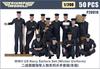 Triumph Model WW2 US Navy Sailors Winter Uniform Set of 50 Plastic Model Parts TRFP20010 1/200 (Ship)