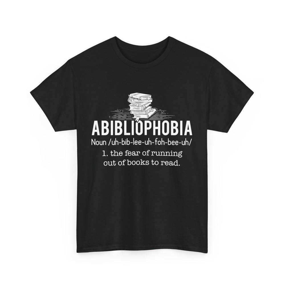 

Абиблиофобия Определение Футболка, Любители чтения Читатель Книжный Книжный червь Футболка 2XL