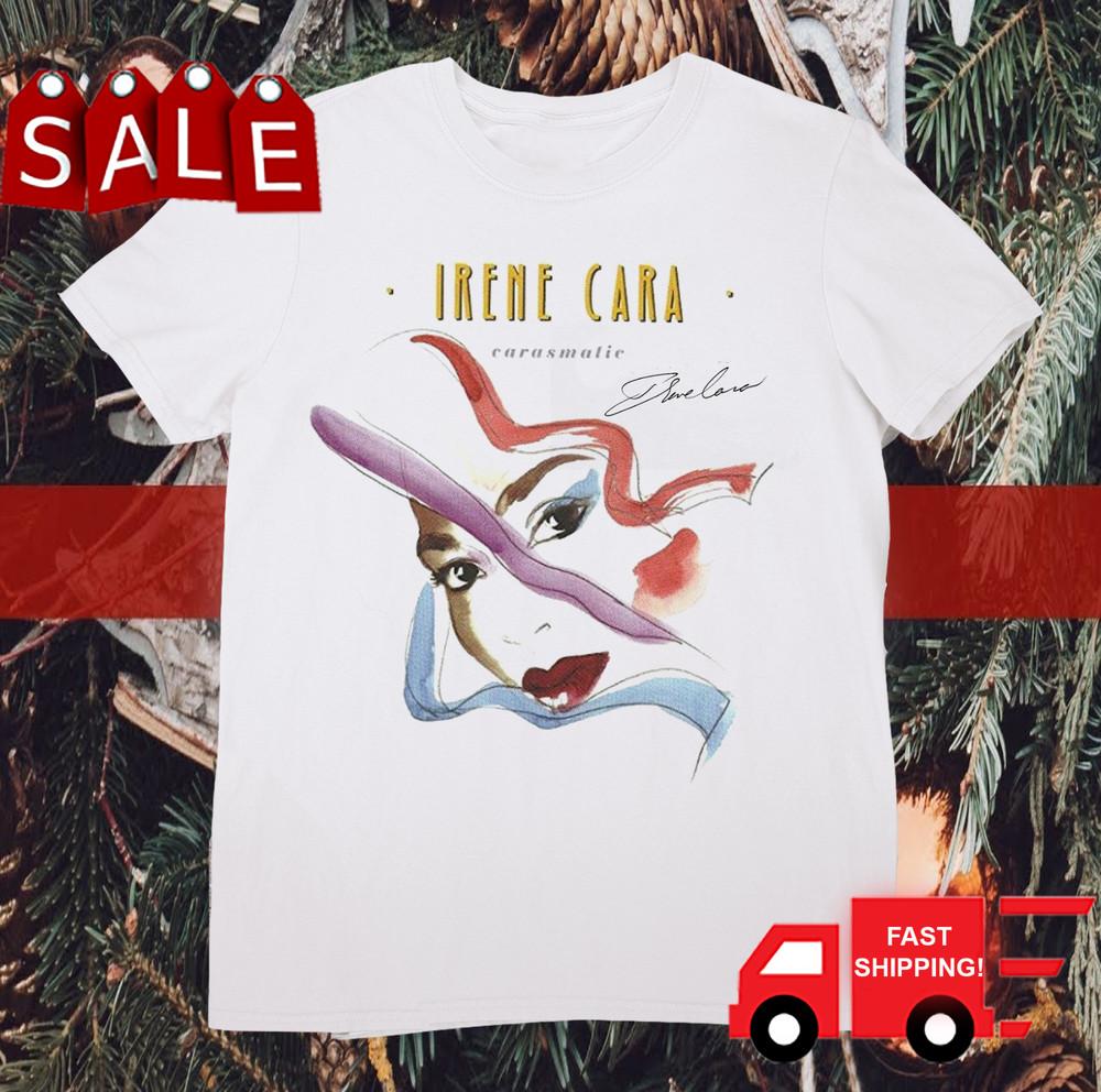Caramatic Irene Cara TShirt Short Sleeve White Thank You Unisex S-5XL Unisex T-Shirt S