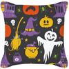 Halloween Decoration Cushion Pumpkin Cat Ghost Pillow Sleeve Is Suitable for Home Living Room Sofa Room Decoration