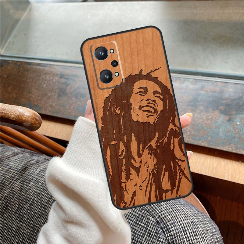 Buddha Jesus Guadalupe Wood Case For Realme 12 Pro Plus 11 13 14 C63 C61 C55 C51 C53 C25 C65 C67 C71 C75 GT6 GT7 15 Pro