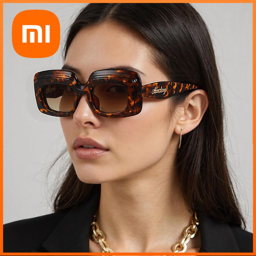 Xiaomi New Fashion Sunglasses Men And Women Large Frame Square Sunglasses Cool Trendy Color Glasses Frame M6216