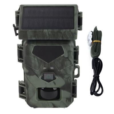 Câmera de trilha IR Night Vision à prova d'água HD Câmera de veado movida a energia solar para vida selvagem ao ar livre