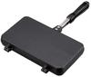 CAPTAIN STAG Hot Sandwich Maker, Cast Aluminum Double Hot Sandwich Toaster, Wave, Fluororesin Coated, UG-3081