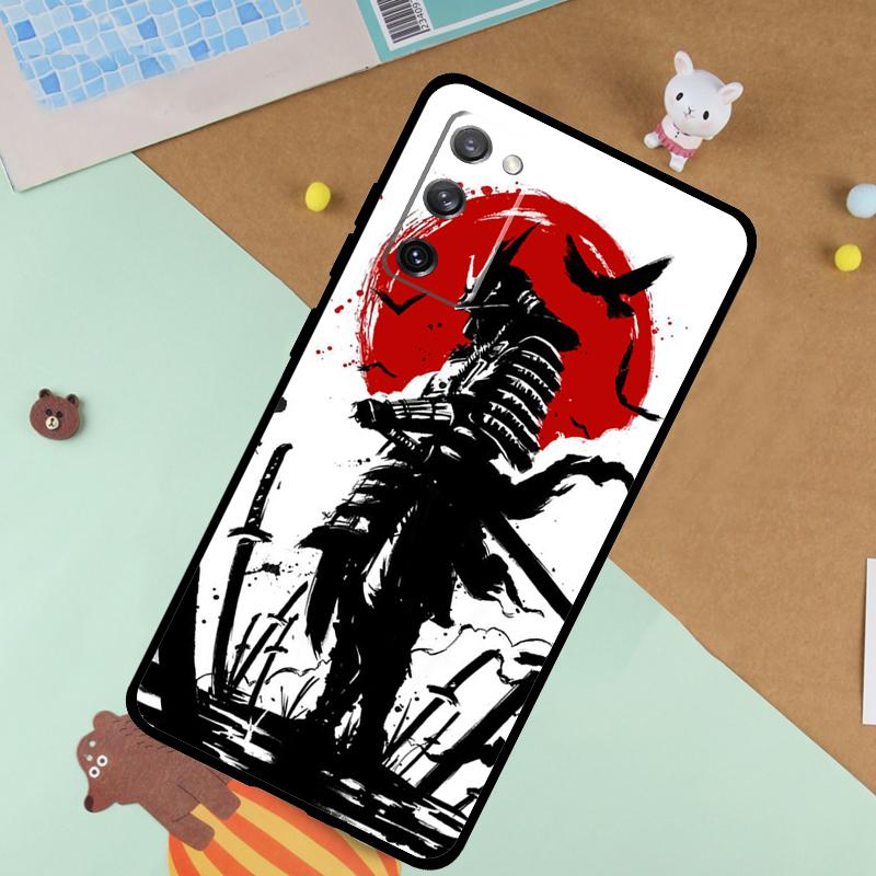 

Samurai Warrior Soft Case For Samsung Galaxy S24 Ultra S9 S10 S20 S22 S23 Plus S21 FE S25 Ultra Funda Cover Galaxy S9 Plus