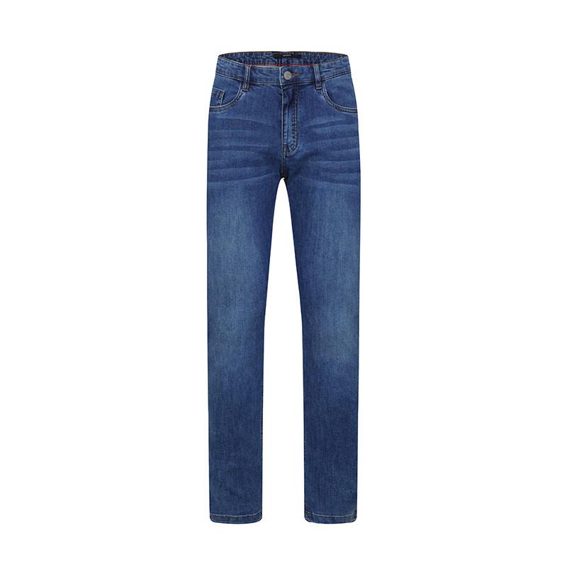 Navigare Men's Washed Denim Antibacterial Jeans