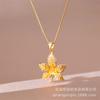 23 Design Maple Leaf Necklace Women'S Light Luxury Trend Clavicle Chain Same Accessories