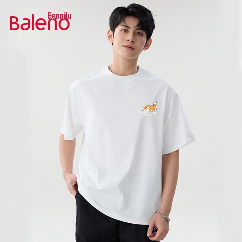 Baleno Men s JPB Shiba Graphic Loose-Fit Cotton Tee 5XL