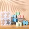 Silicone Puzzle Candle Mold Handmade Soap  Mould DIY Supplies Craft