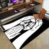 1pc Prayer Hands Area Rug Soft Flannel Floor Mat for Living Room, Bedroom and Carpet, Sofa Coffee Table Floor Mat, Decorative Rug q21