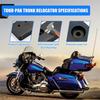 Ac29-Adjustable 1-3Inch Tour-Pak Relocator Kit Mount Extend Plate Trunk Rack For Road King Street Glide 2014-2024