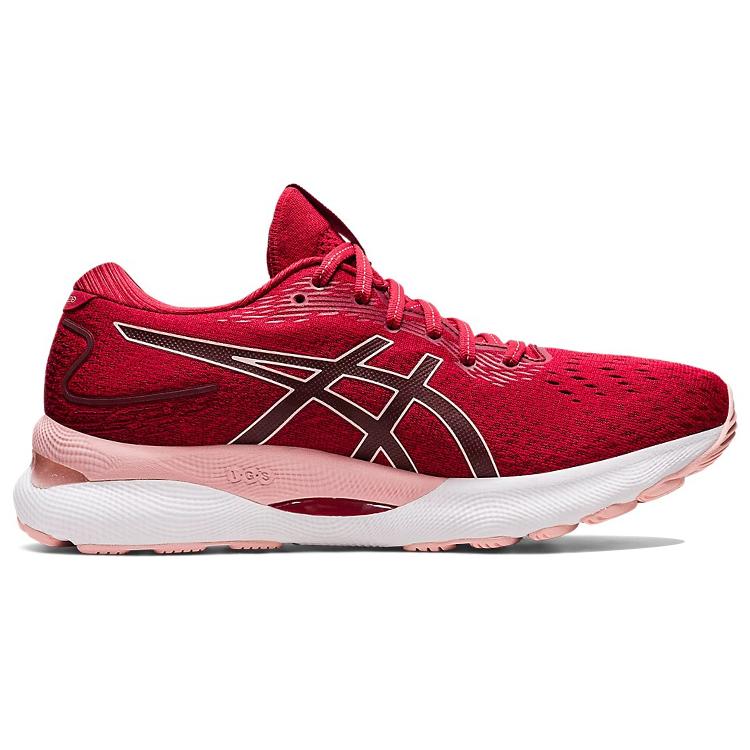 New Asics Gel Nimbus 24 'Cranberry Frosted Rose' Women's 1012B201-601