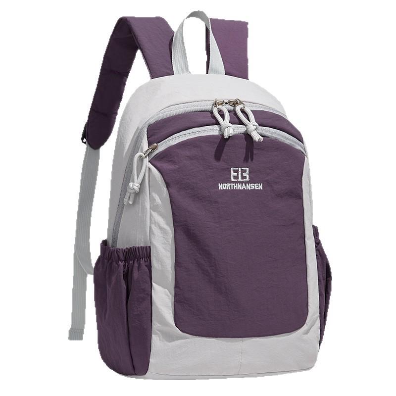 Color-block Cross-border Travel Backpack - Lightweight, Large Capacity, Versatile for Casual, Sports, and Student Use.