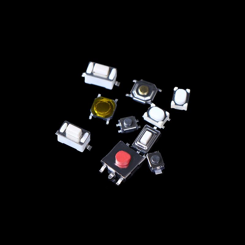 200 Pcs 10 Types Durable Car Remote Control Tablet Actile Push Button Switch Car Keys Button Touch Microswitch With Box