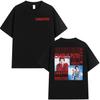 Rapper Charlie Puth Whatevers Clever World Tour 2026 Grafik T-Shirts Unisex Mode Vintage Übergroßes Baumwoll-T-Shirt Streetwear