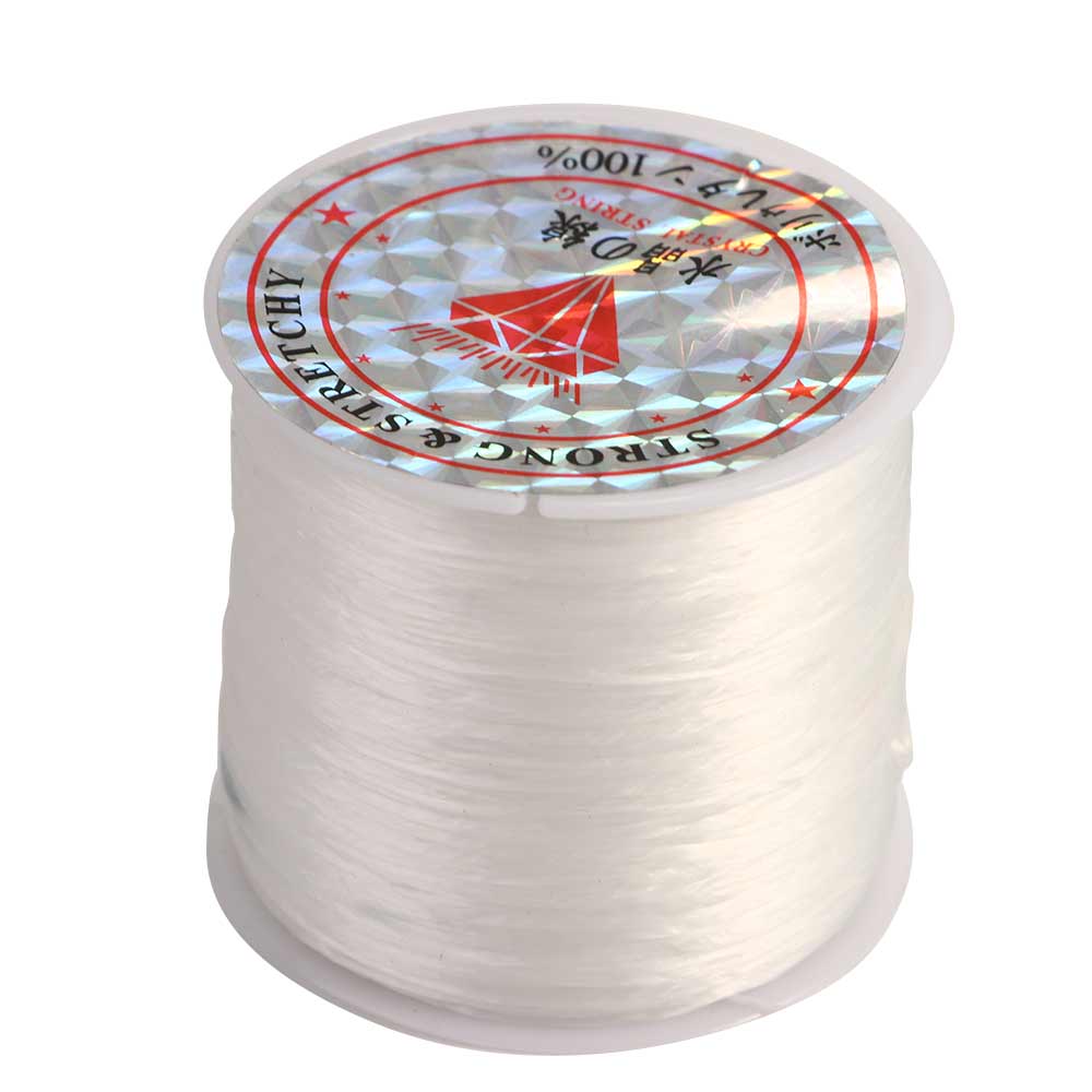 

Necklace Accessories 0.8mm Elastic Rope Strong Jewellery Making Bracelet String Stretch Cord Fibre Wire Beading Thread