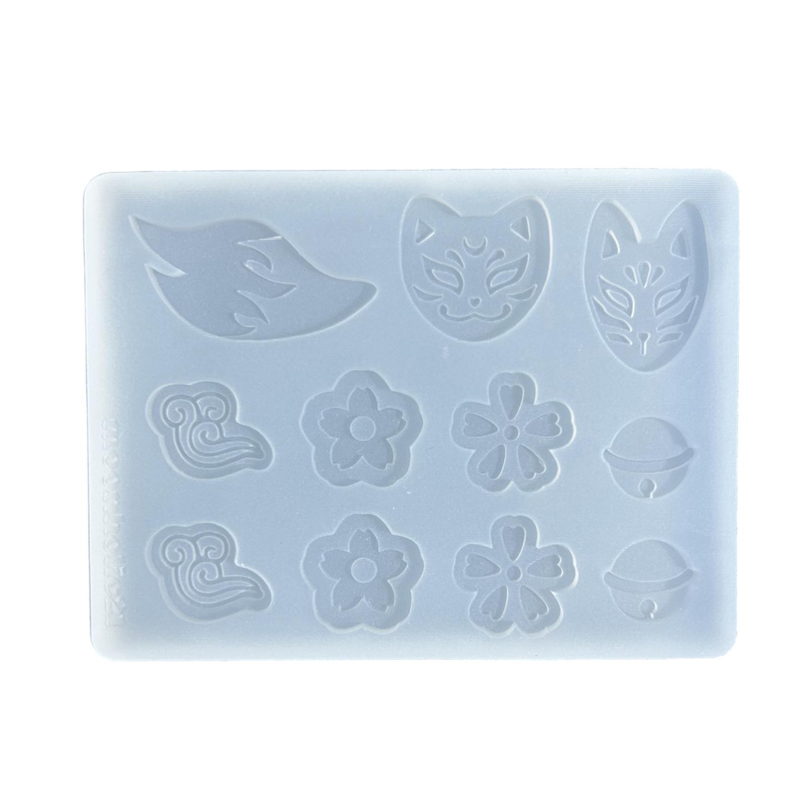 

Форма для литья из эпоксидной смолы, цветочные детали, силиконовая форма с сыпучим песком, подвеска, ювелирное изделие, брелок, украшение, изготовление поделок своими руками A