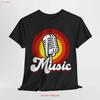 Guitar Solo T Shirt Rock Roll Lover Musician Vintage  Homme Top For Everyday Wear Graphic Comfortable Slightly Versatile