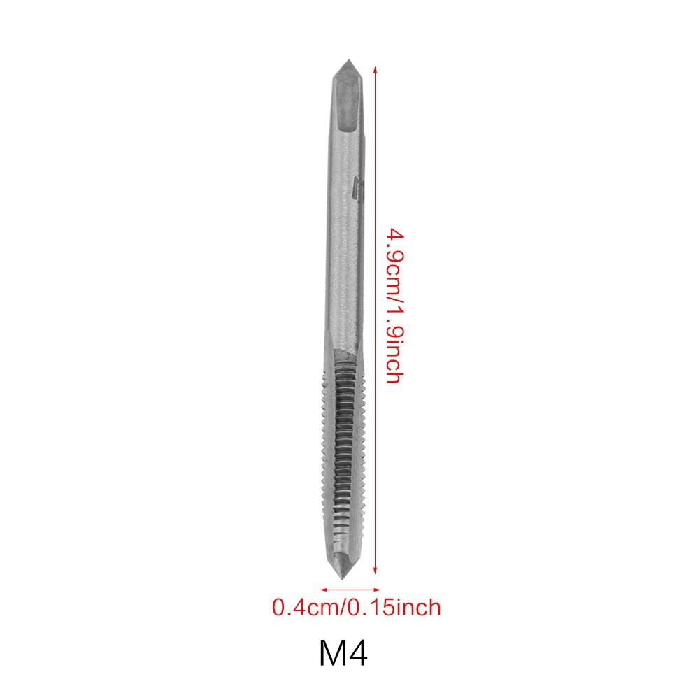 3PcsCelsiusSet M3CelsiusM4CelsiusM5 Bearing Steel Hand Thread Tap Screw Taps Tool(M3)