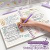 Gradient Color Loose-leaf Notebook A5/B5 Notepad Portable Binder Notebook  School Office