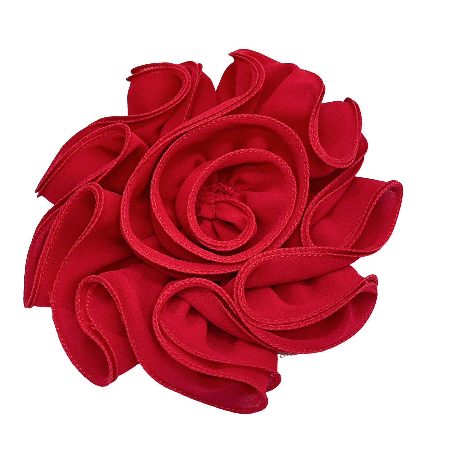 

Элегантная 3D цветочная нашивка свадебная аппликация мягкая модная винтажная цветочная брошь для свадебных платьев и вечерних нарядов красный