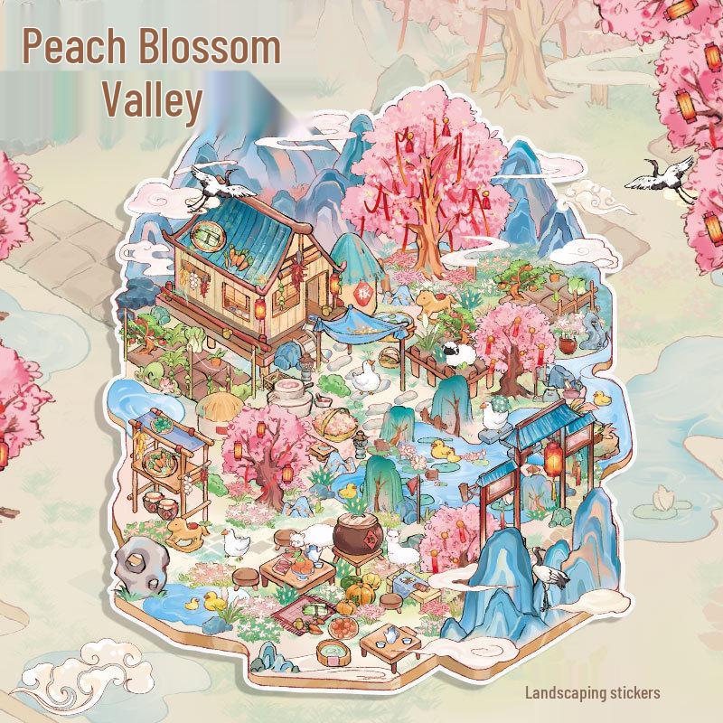 Mr. Paper Star Dream Prince 3D Scenery Illustration Miniature Decompression Stickers