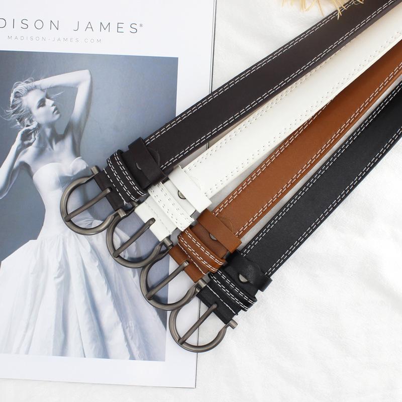 Bf Style Women'S Decorative Wide Belt Vintage Student Jeans Belt Chic Pin Buckle Belt