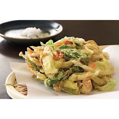 Pearl Metal 20cm Cast Iron Tempura Pan, Induction and Oven Compatible, Sprout Design, HB-6479