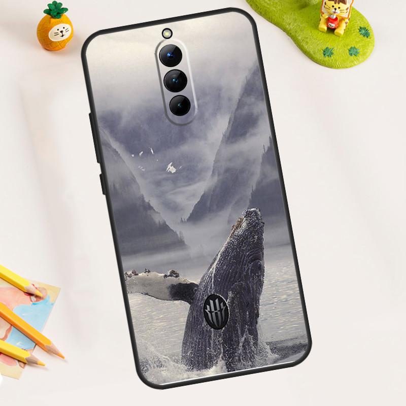 Ocean Whale Shark Tooth Fish Case For ZTE Nubia RedMagic 11 Pro 10 9 8 8S 9S 10S Pro Plus 5G 5S 6 7 6S 7S Pro 11 Air Cover