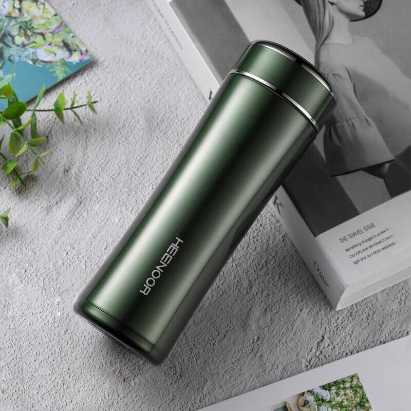Heenoor Portable Stainless Steel Vacuum Tea Flask