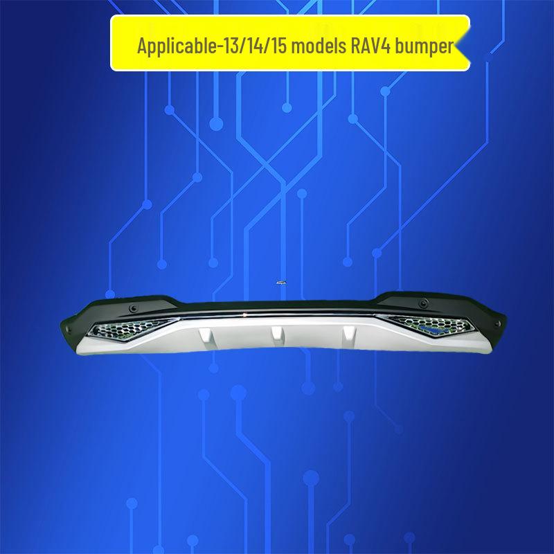 Front & Rear Bumper Protection Bars for 13-15 RAV4 - Decorative and Modified Styles